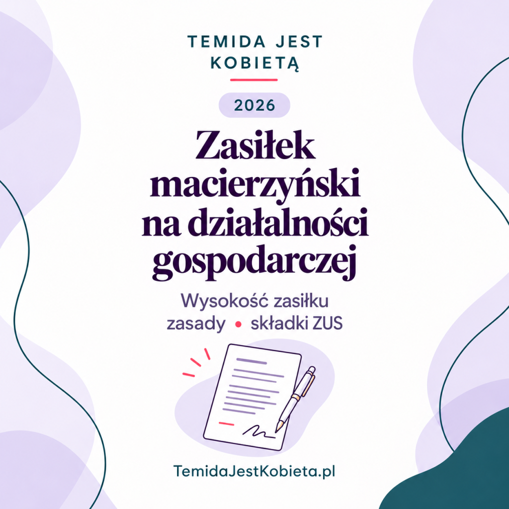 Zasiłek macierzyński na działalności gospodarczej w 2026 roku – wysokość świadczenia i warunki jego otrzymania